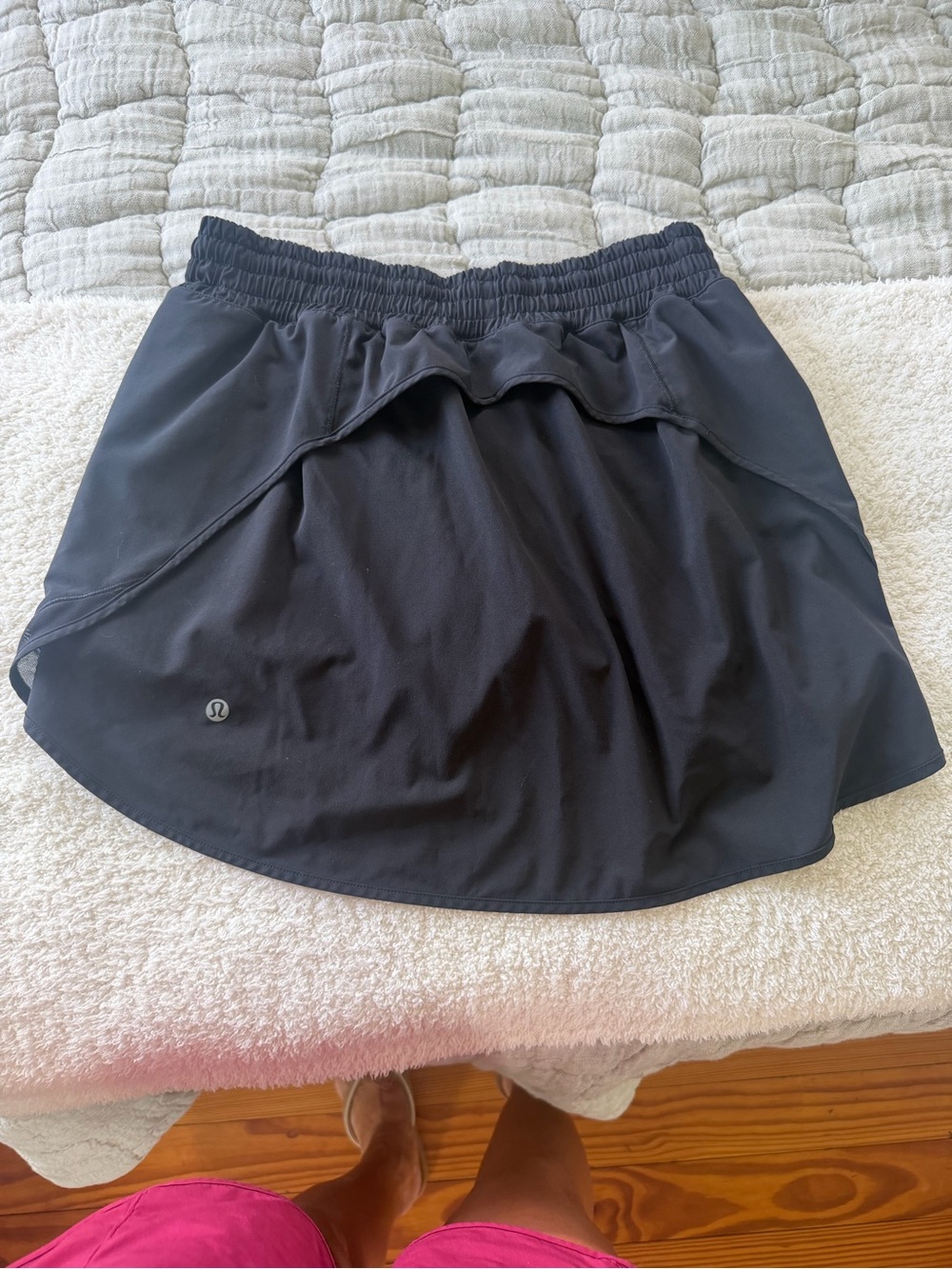 16" lululemon athletica Black Circle Skort with Built-In Liner